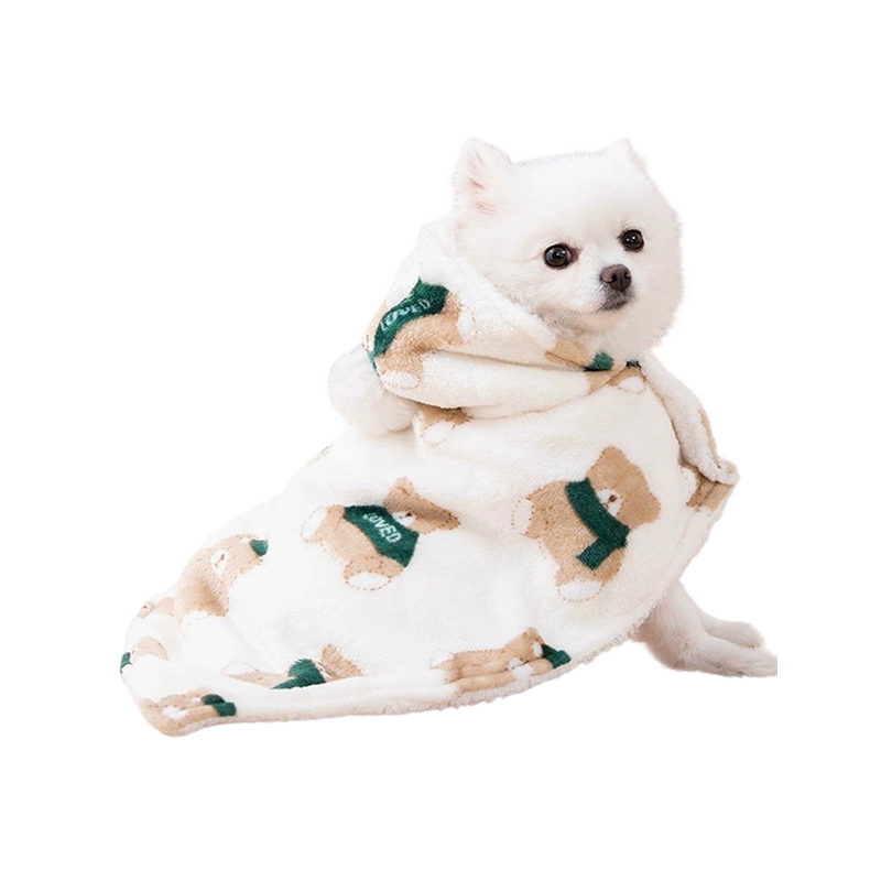 Winter warm cloak na damit para sa aso at pusa 
