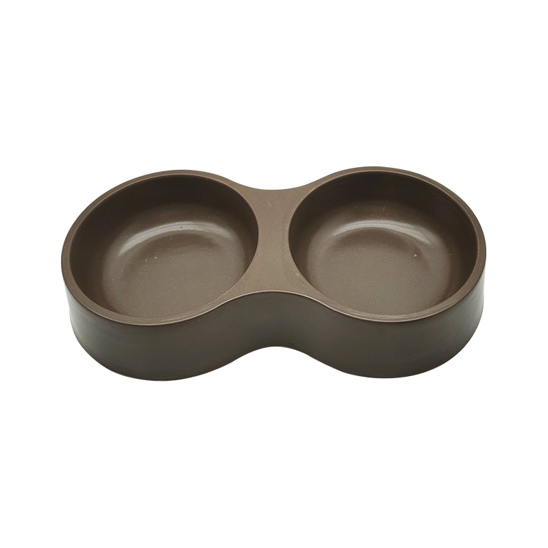 Dual Bowl Pet Feeder - Feeder ng Pagkain at Tubig