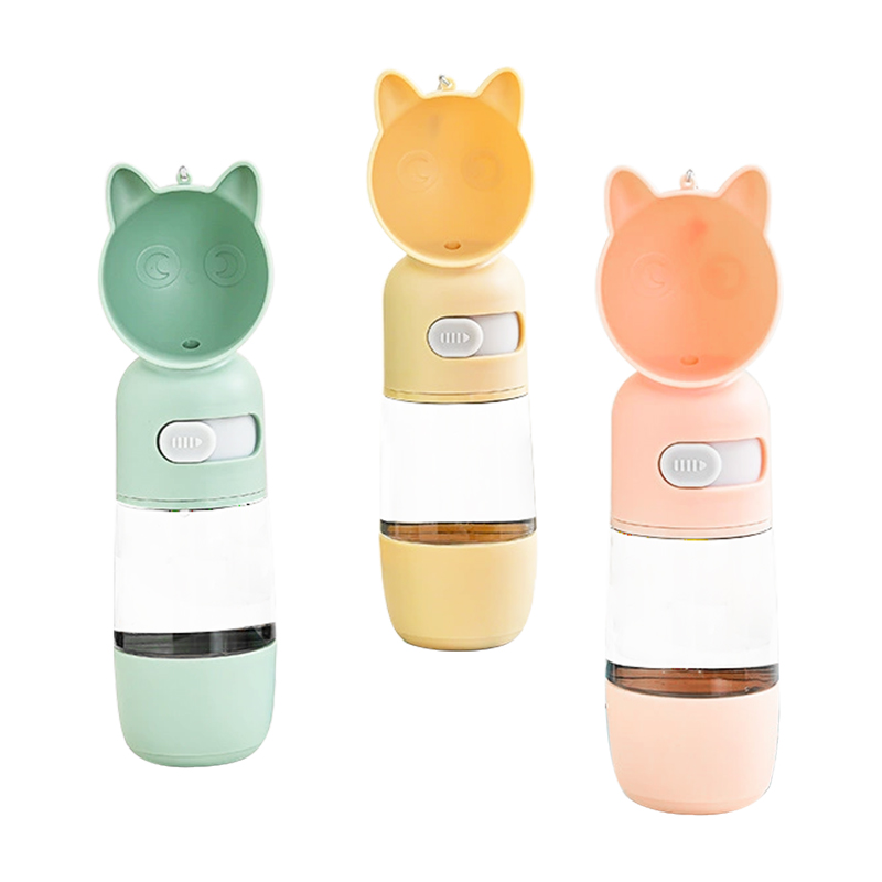 Leak proof portable dog cat water drinking bottle
