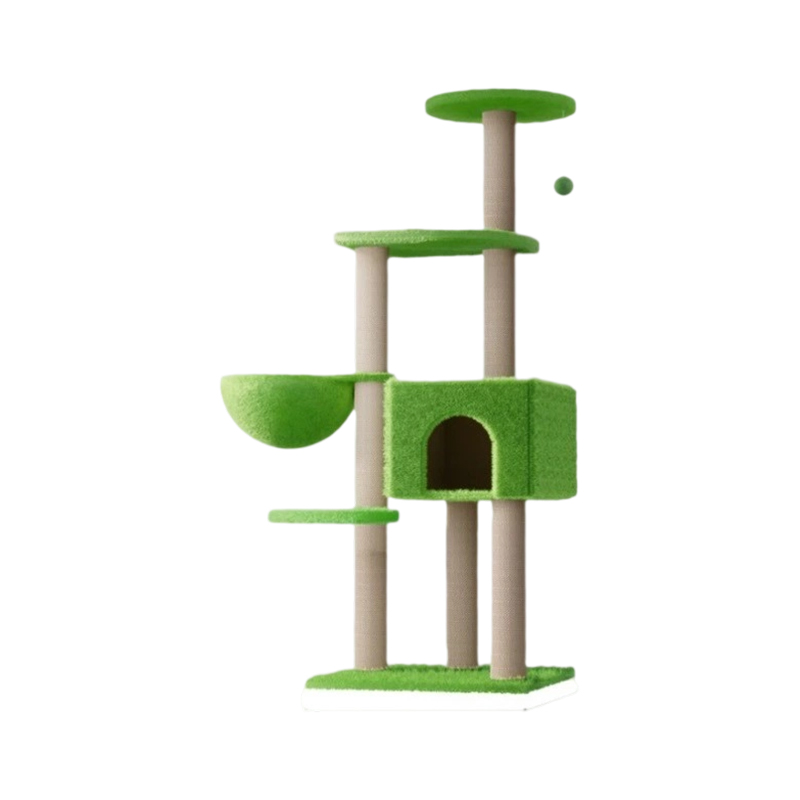Panloob na pusa plush climbing house